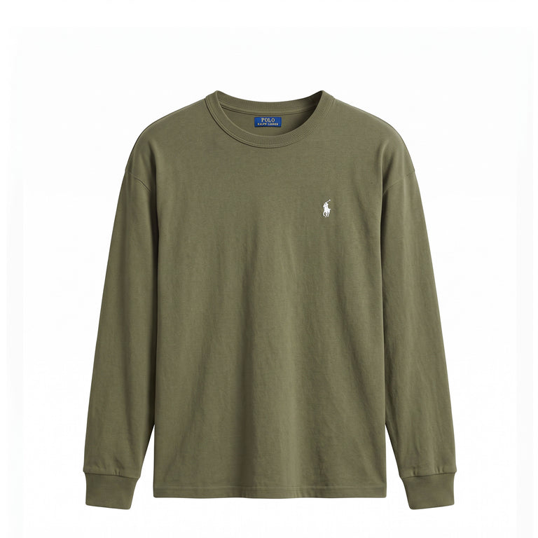 Polo Ralph Lauren Long Sleeve Knit T-Shirt - S / Cruise Olive

