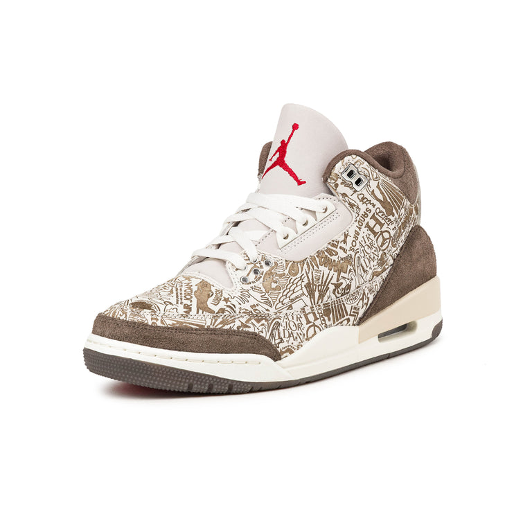 Nike	Air Jordan 3 Retro *Laser* - 40 / Phantom / University Red / Palomino / Sail - 2