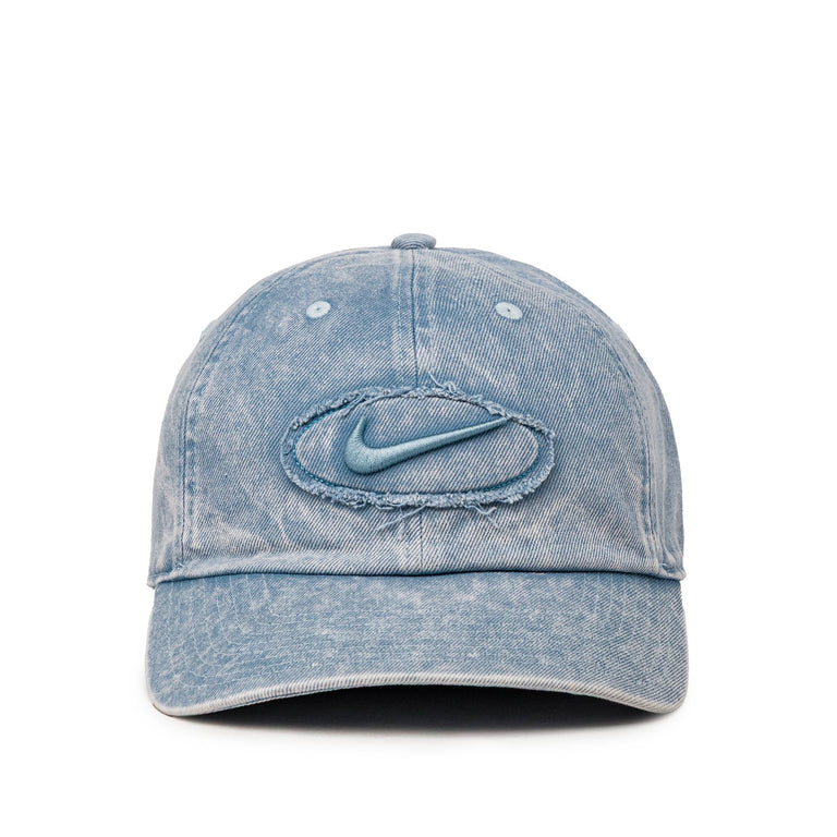 Nike	Club Unstructured Denim Patch Cap - S/M / Work Blue / Work Blue
