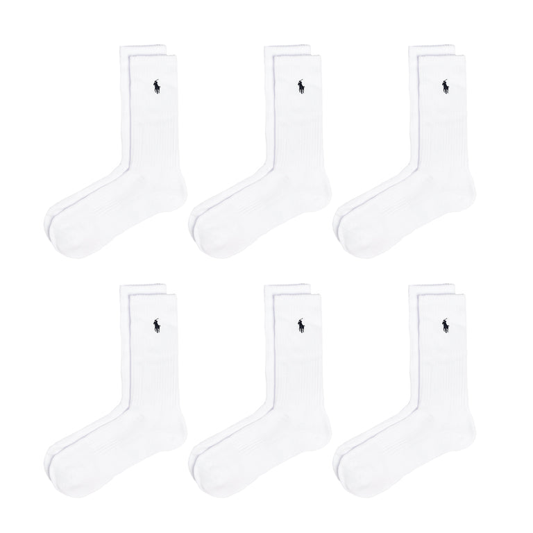Polo Ralph Lauren Crew Socks 6 Pack - 1