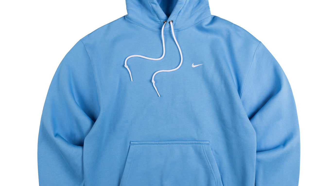 Solo Swoosh Blue Zip Up Hoodie Nike Nike Solo Swoosh Men's Full