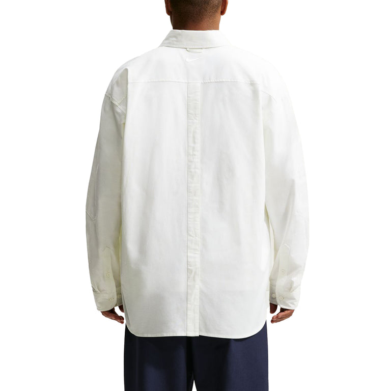 Nike	Club Rules Oxford Longsleeve Shirt - XXL / Summit White / Summit White - 3