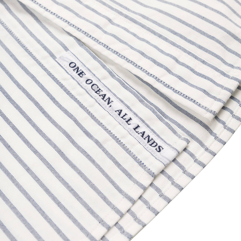 Nanamica Button Down Stripe Wind Shirt