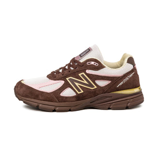 New Balance 990 v4 *Made in USA* - 41.5 / Pumpernickel / Pink Chalk / Alabaster