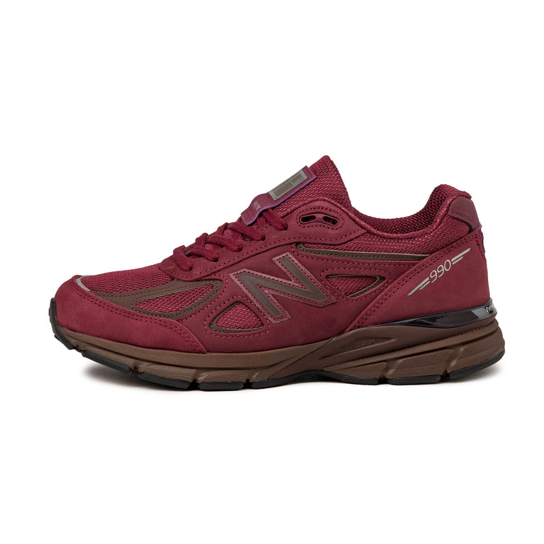 New Balance 990 v4 *Made in USA* - 40 / Monarch Burgundy / Pumpernickel / Black - 1
