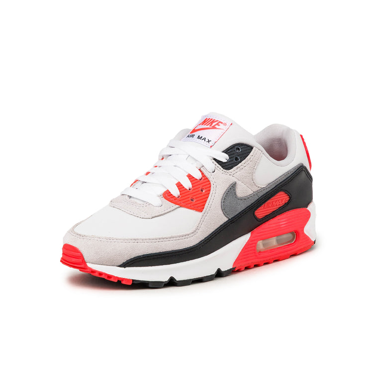 Nike Air Max 90 3M *Infrared* - 40.5 / White / Particle Grey / Light Smoke Grey / Black - 4