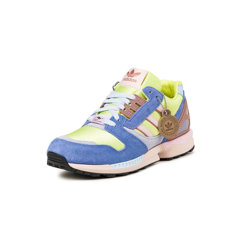 Adidas ZX 8000 *Made in Germany* - 42 2/3 / Semi Frozen Lemon / Wonder Quartz / Blue Fusion - 7
