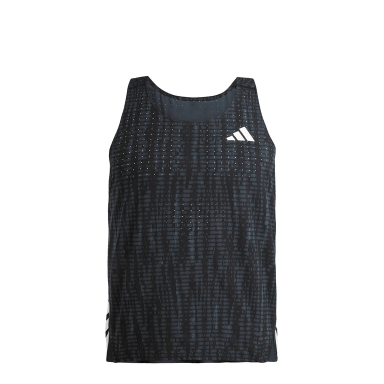 Adidas	Adizero Running Singlet - L / Carbon / Black
