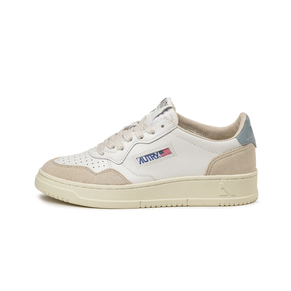 スニーカー AUTRY FW25 AUTRY Sneakers (AULW TA01) Autry Medalist Low Sneakers In White And Green Leather