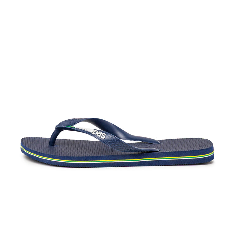 Havaianas Brasil Logo - 37-38 / Blue
