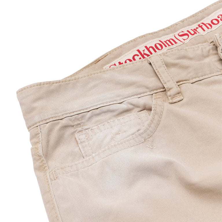 Stockholm Surfboard Club Ralf 5-Pocket Chino Trousers - XL / Beige - 3