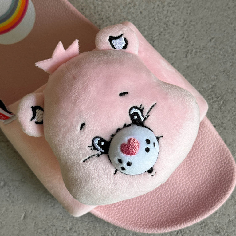 Adidas x Care Bears Adilette W onfeet