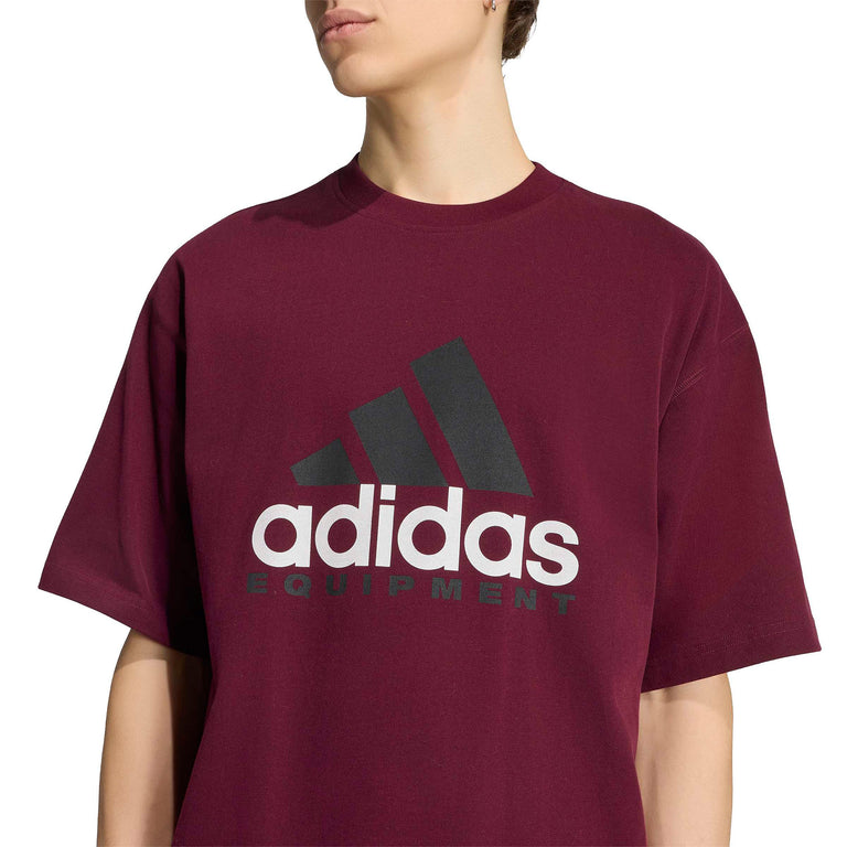 Adidas	Equipment Logo Tee - XXL / Maroon - 4