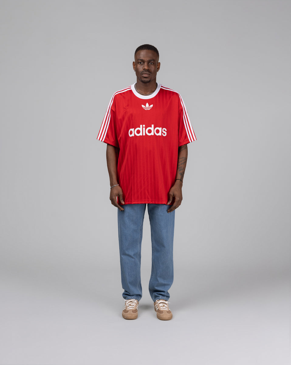 Adidas Adicolor Poly T-Shirt (Better Scarlet/White) main image 0