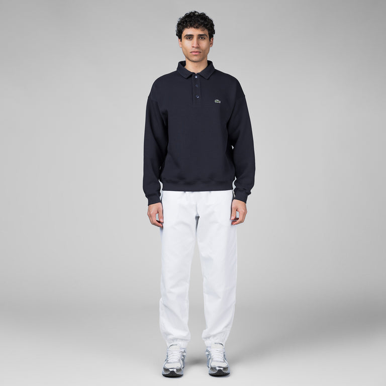 Lacoste Loose Fit Polo Collar Sweatshirt