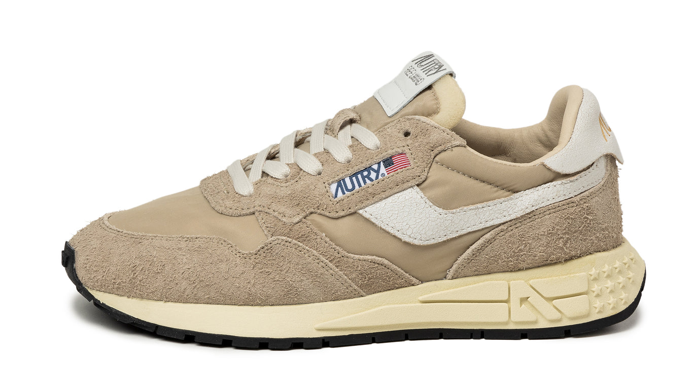 Autry Reelwind Low *Nylon / Hairy Suede / Cracked Leather