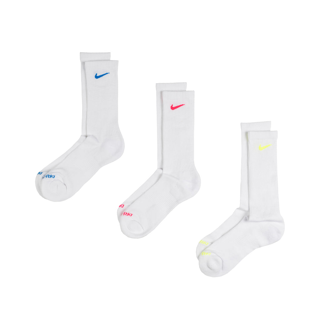 Running Socks White Nike Socks With Blue Swoosh Nike Everyday