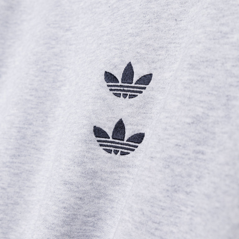 Adidas x Willy Chavarria Watsonville Mockneck Jumper - L / Light Grey Heather / Legend Ink - 6