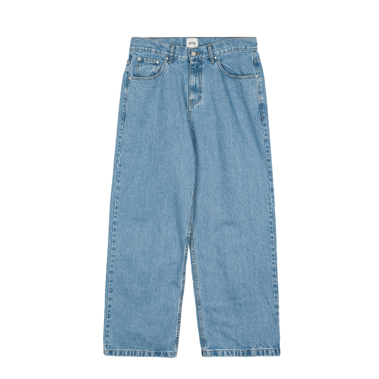 Arte Antwerp Stencil Uniform Denim Pants - 28 / Denim Bleach - 2