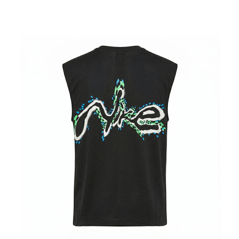 Nike	Dri-Fit Sleeveless Running T-Shirt - S / Black - 1
