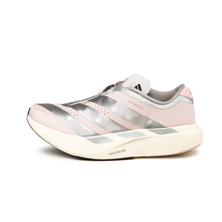 Adidas x Naked adizero Evo SL Zip W - 44 / Sandy Pink / Silver Metallic / Off White
