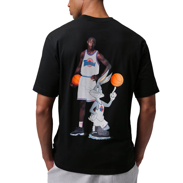 Nike	Jordan Brooklyn Space Jam Crewneck T-Shirt - XXL / Black - 2
