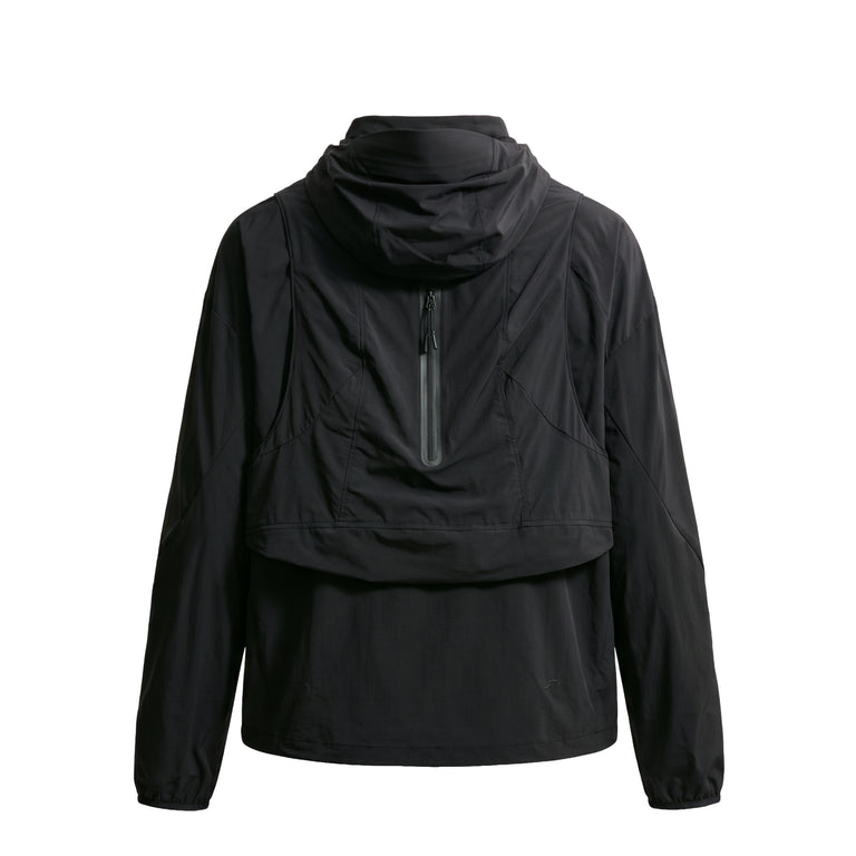 Nike	Tech Helios Dri-Fit Convertible Pullover Top - XXL / Black / Black - 2

