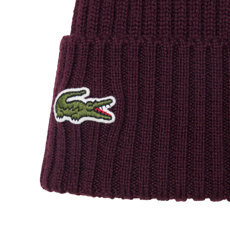 Lacoste Rib Knit Beanie - 2
