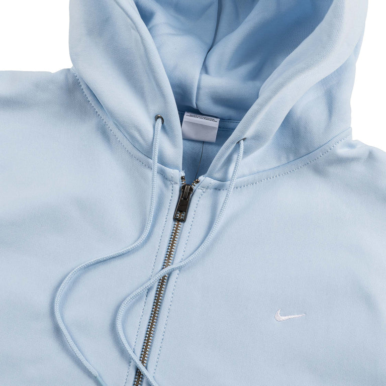 Nike	Solo Swoosh Full-Zip Fleece Hoodie - XXL / Celestine Blue / Celestine Blue / White - 2
