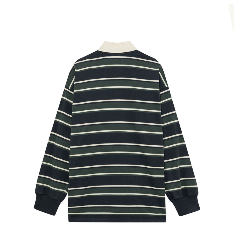 Autry Striped Polo Jersey - XXL / Green / Blue - 2
