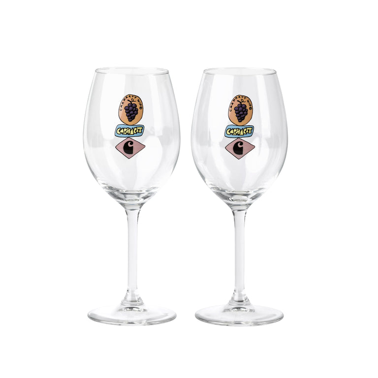 Carhartt WIP Stacked Grapes Wine Glass Set
