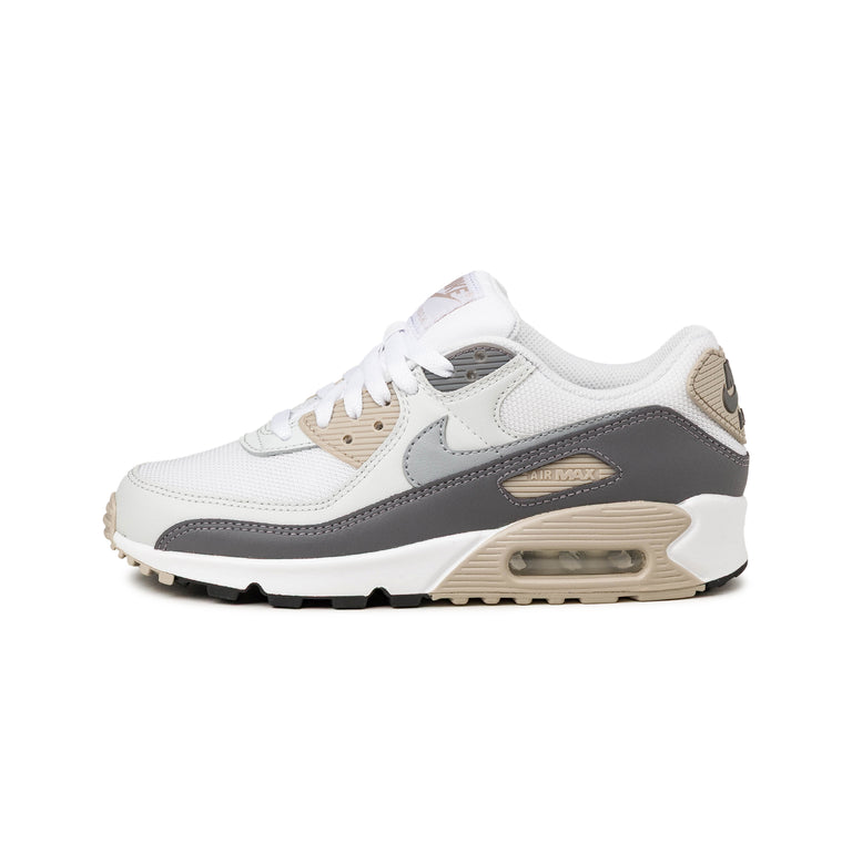Nike Wmns Air Max 90 - 37.5 / Cream II / Wolf Grey / Pencil Point
