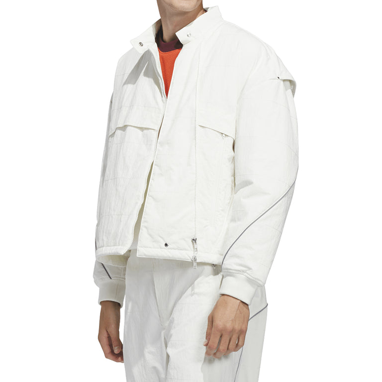Adidas Motor Ave Racer Jacket - L / Off White - 5

