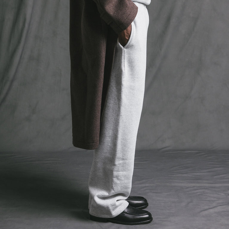 Asphaltgold Essential Sweatpants (Heather Grey) onfeet