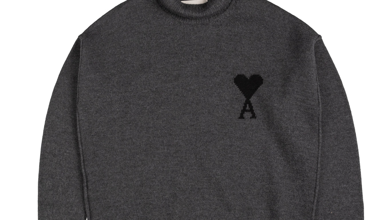 ami♡*°　0218 AMI Paris Ami De Coeur Wool Sweater | Apparel » Buy online now!
