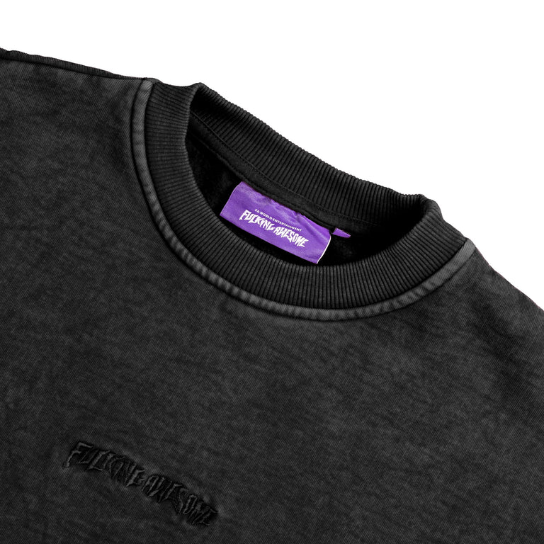 Fucking Awesome Little Stamp Snow Wash Crewneck