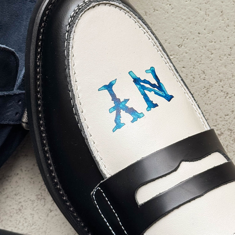 Duke + Dexter Wilde Penny Loafer onfeet