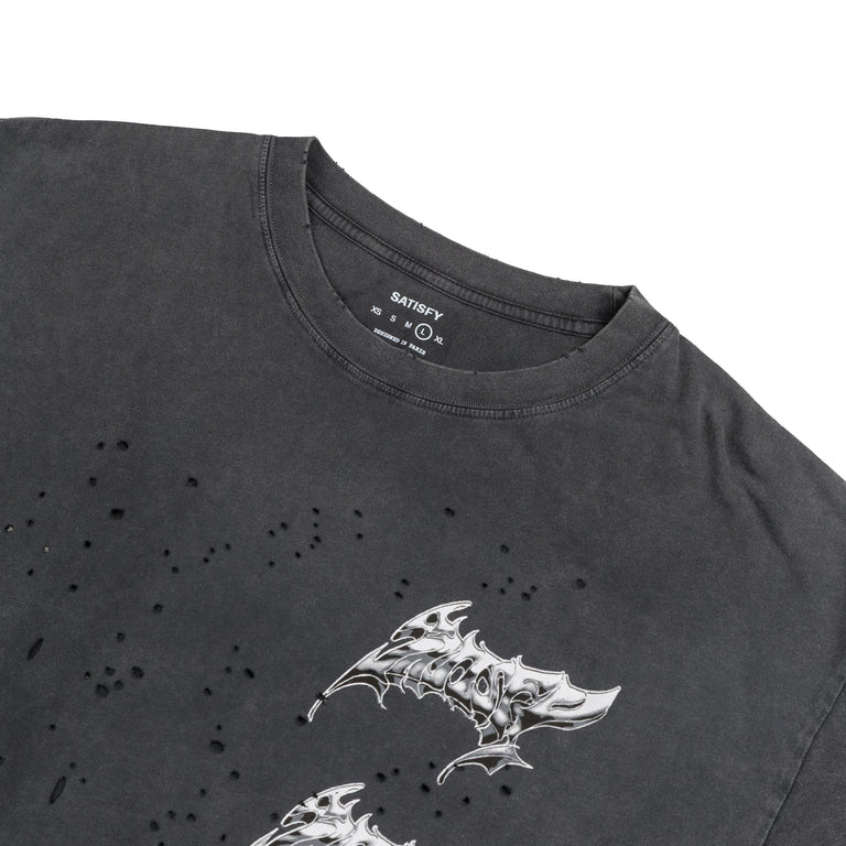 Satisfy MothTech T-Shirt *Three* - XL / Aged Black - 3
