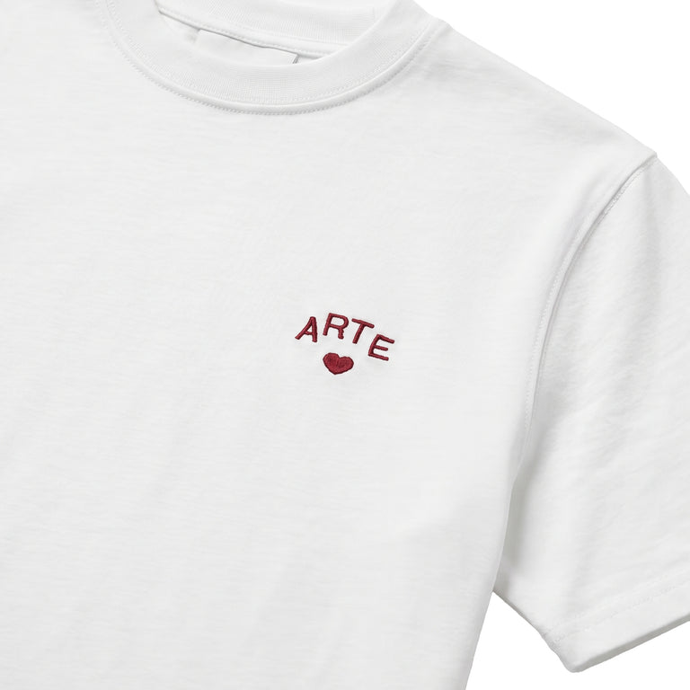 Arte Antwerp Heart Logo T-Shirt - L / White - 4
