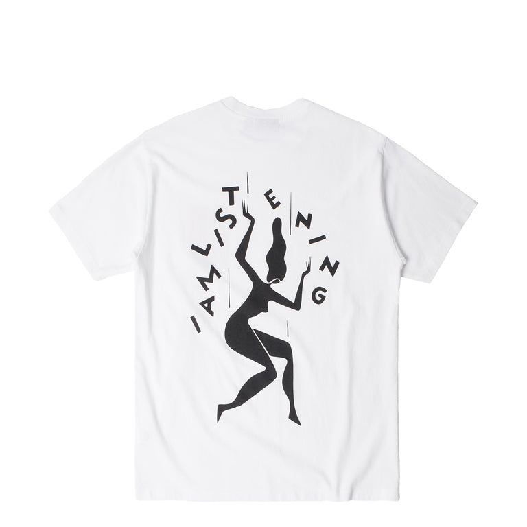 By Parra Not Listening T-Shirt - S / White - 1
