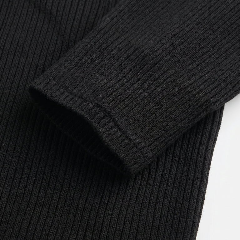 Sunflower Rib Zip Sweat - M / Black - 3