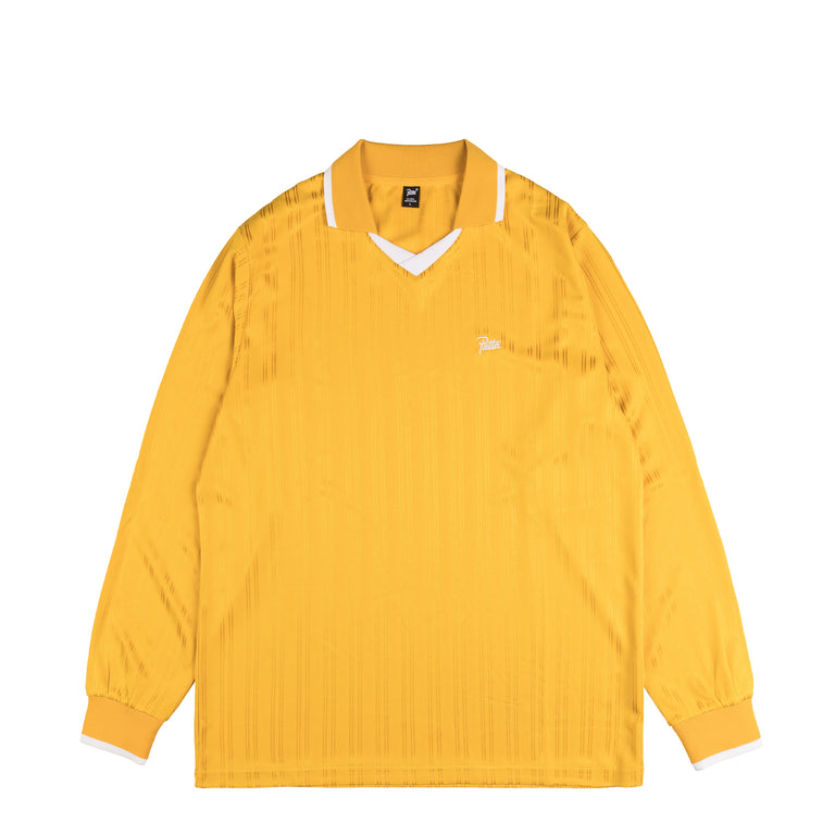 Patta Jacquard Striped Long Sleeve Jersey - XXL / Golden Rod
