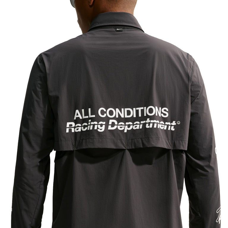 Nike	ACG "Aireez" UV Protection Button-Up Long-Sleeve Graphic Top - XXL / Dark Smoke Grey / White - 6