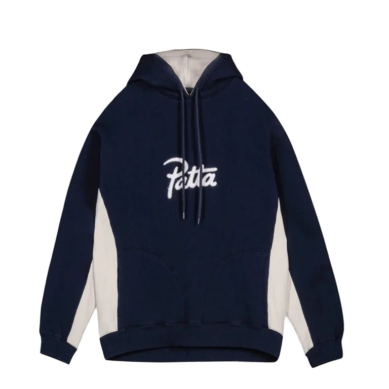 Patta Chenille Logo Hooded Sweater - L / Black
