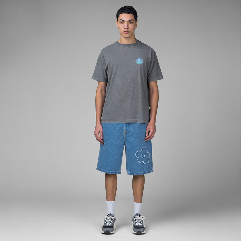 Marni Denim Shorts With Patch Detail