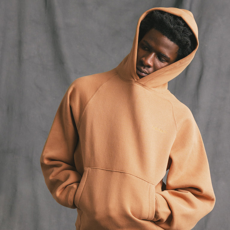 Asphaltgold Essential Hoodie (Pink) onfeet