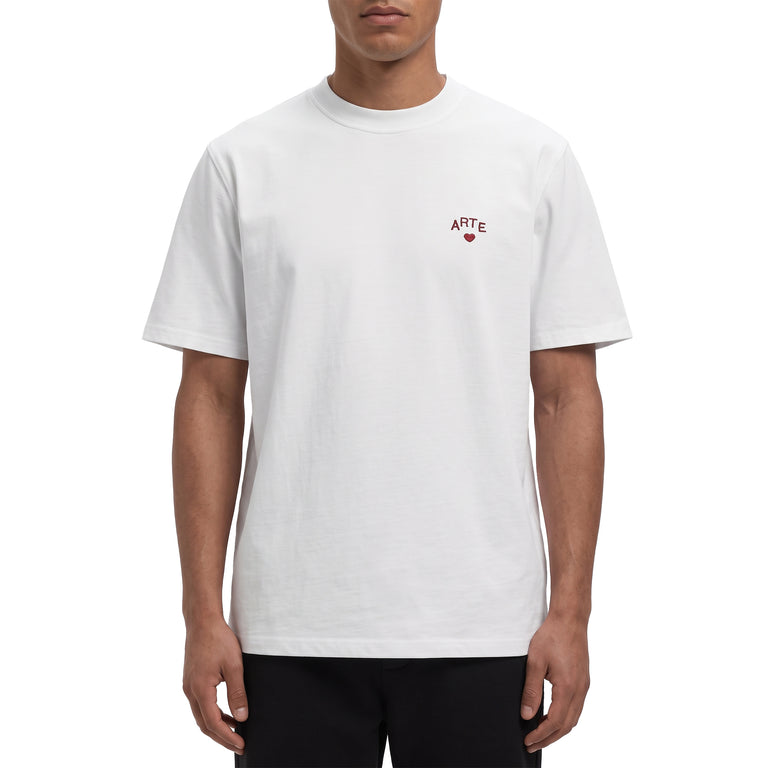 Arte Antwerp Heart Logo T-Shirt - L / White - 3
