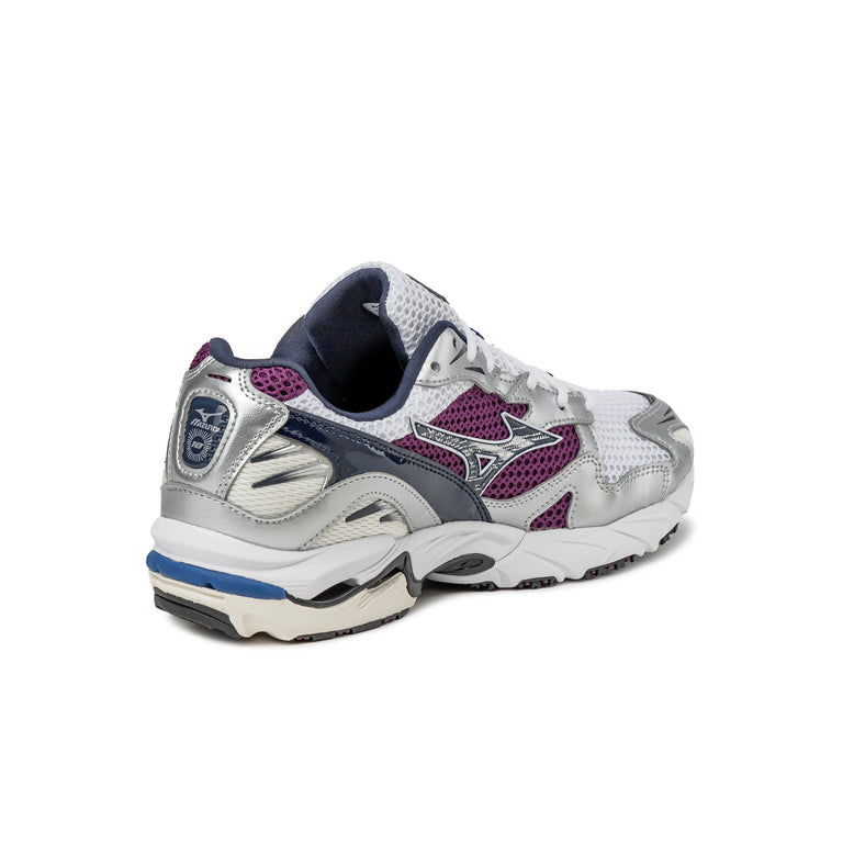Mizuno Wave Rider 10 Sport - 47 / White / Baritone Blue / Dark Purple - 3
