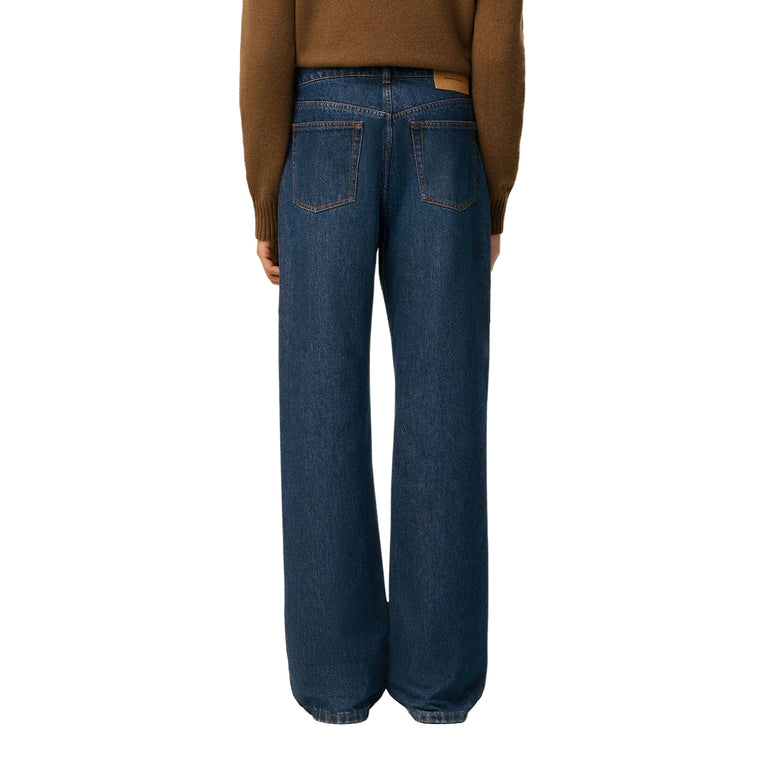 AMI Paris Large Fit Jeans - 36 / Indigo - 3
