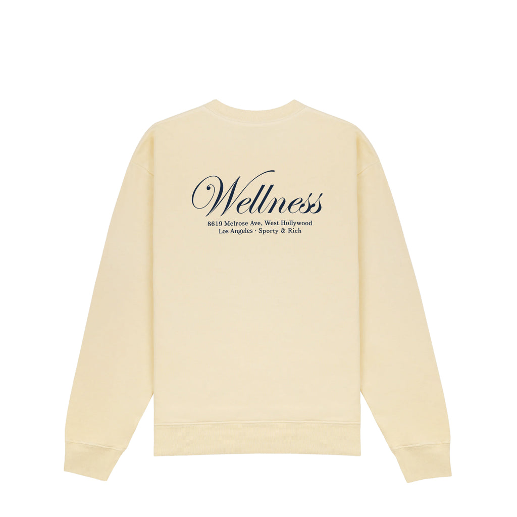新品タグ付 Sporty and Rich Wellness ロゴトレーナー Sporty & Rich Avenue Crewneck | Apparel » Buy online now!